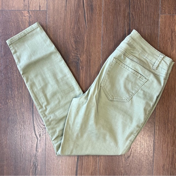 Artisan Olive skinny leg pants SZ 4 - Picture 1 of 5